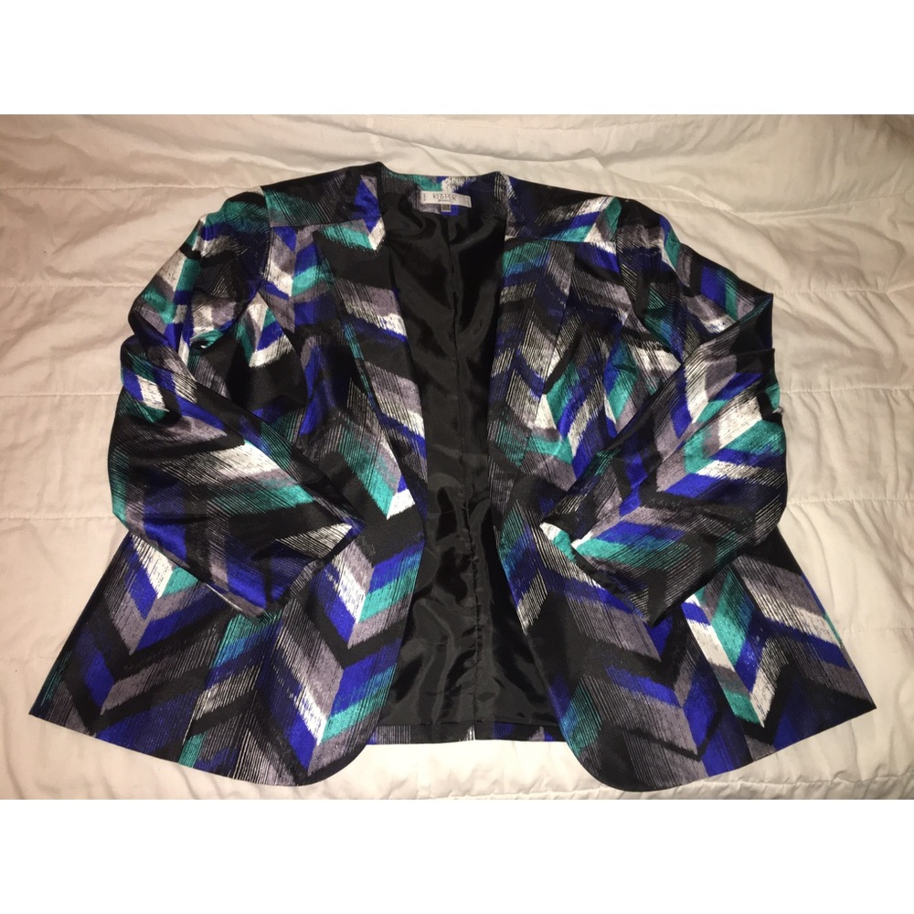 Plus Size Colorful Blazer